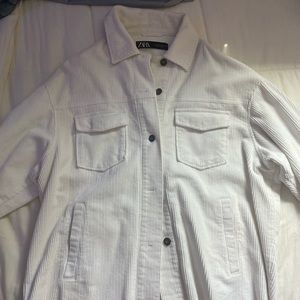 White corduroy jacket